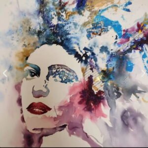 Idées Feuille d’OR Aquarelle et Collage